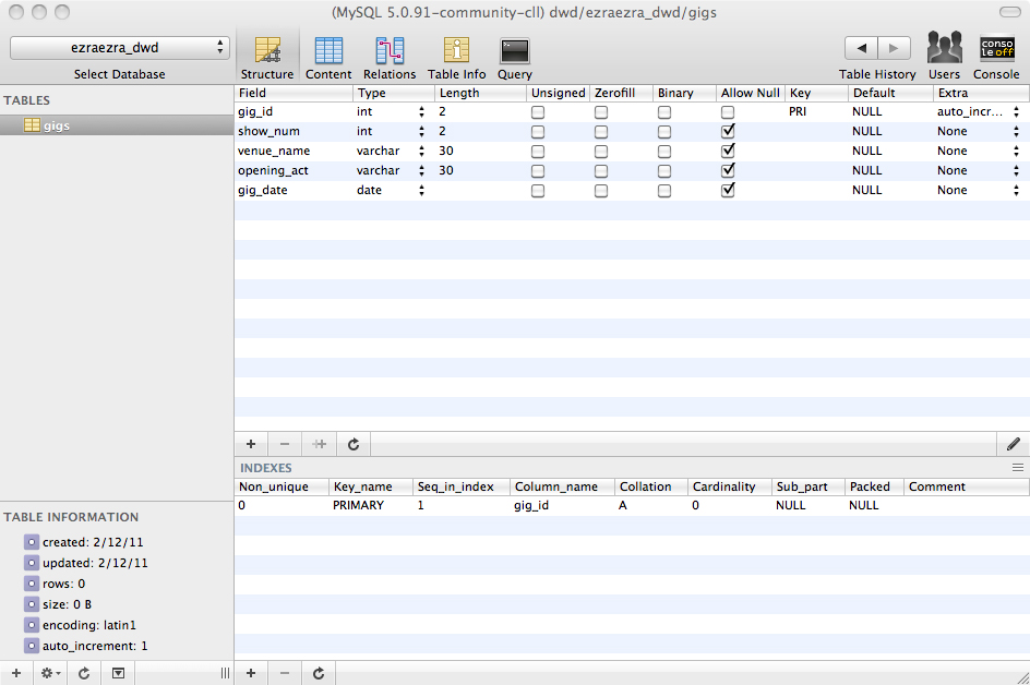 Intro to MySQL